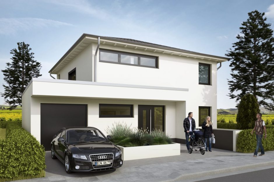 Exklusive Architektenhäuser mit Rheinbaublick