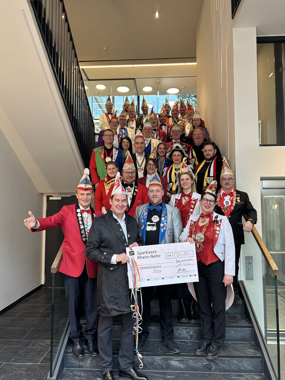 Sparkasse Rhein-Nahe fördert die Fastnacht in der Region