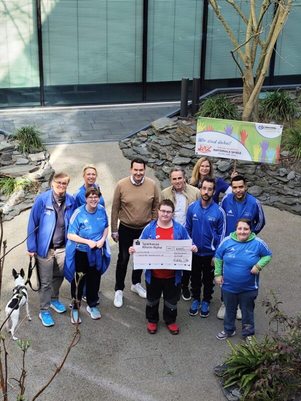Sparkasse Rhein-Nahe fördert die Athletinnen und Athleten der Special Olympics Nationalen Spiele 2026